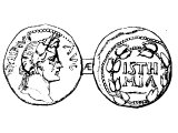 Coin of Corinth, in celebration of the Isthmian games. - cf references to sports in 1Cor.9.24-27